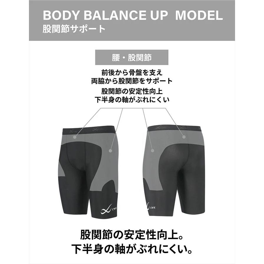 CW-X 野球 ボディバランスアップスパッツ 大谷翔平愛用モデル コンプレッションショーツ スパッツ ショートタイツ 股関節 下半身サポート ワコール BCO089 | CW-X | 04