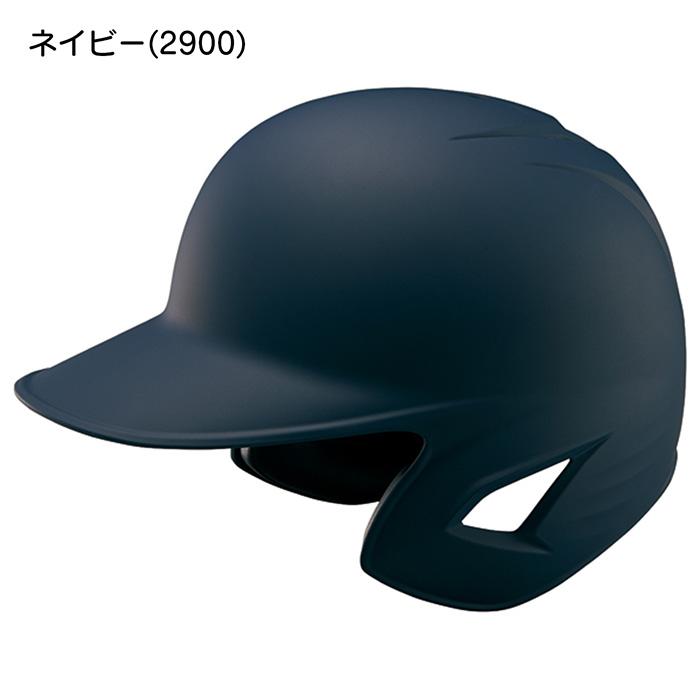 ZETT 軟式打者用ヘルメット 艶消ネイビー Lサイズ ゼット（ZETT） 野球 打者用ヘルメット 軟式 つや消し 両耳 一般軟式