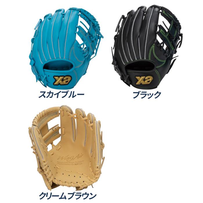ザナックス 野球 グローブ ジュニア 軟式 オールラウンド用 サイズM 小学3年生〜6年生 少年軟式 グラブ ウイングエアー Wing Air Mサイズ Xanax BJG25AM1W_1