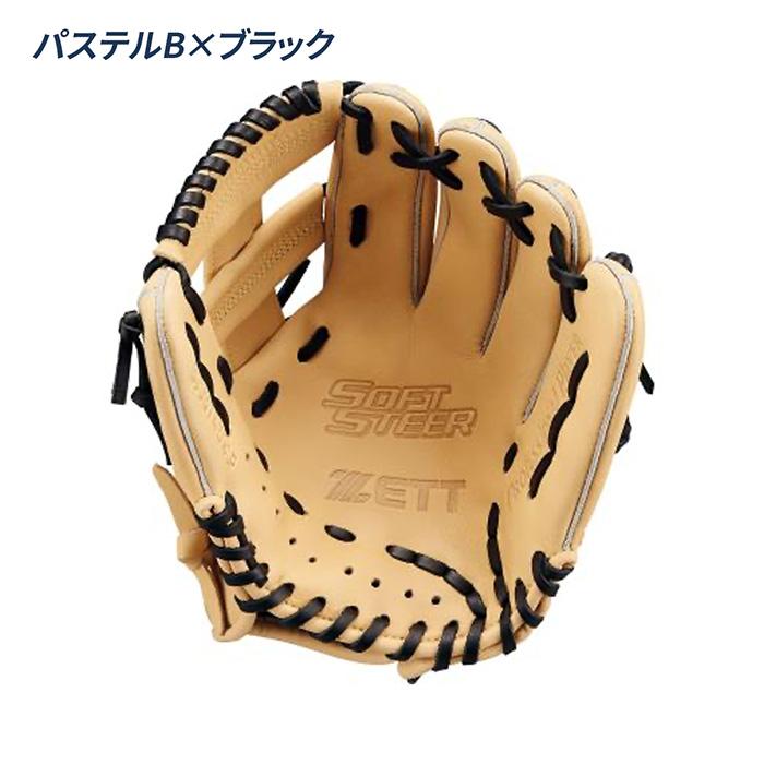 ゼット 野球 グローブ 軟式 ジュニア 少年軟式 オールラウンド用 サイズS グラブ ソフトステア 少年野球 ZETT BJGB74520F