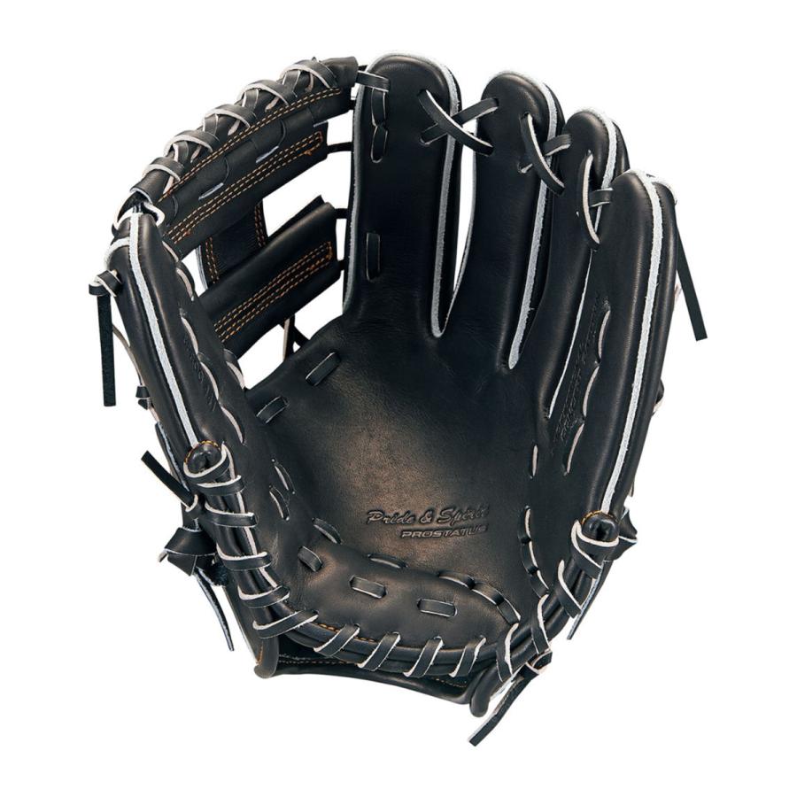ZETT PROSTATUS プロステイタス　内野手用　硬式グローブ グラブ　黒 ゼット（ZETT） 野球 グローブ 硬式 内野手用 高校野球対応 グラブ