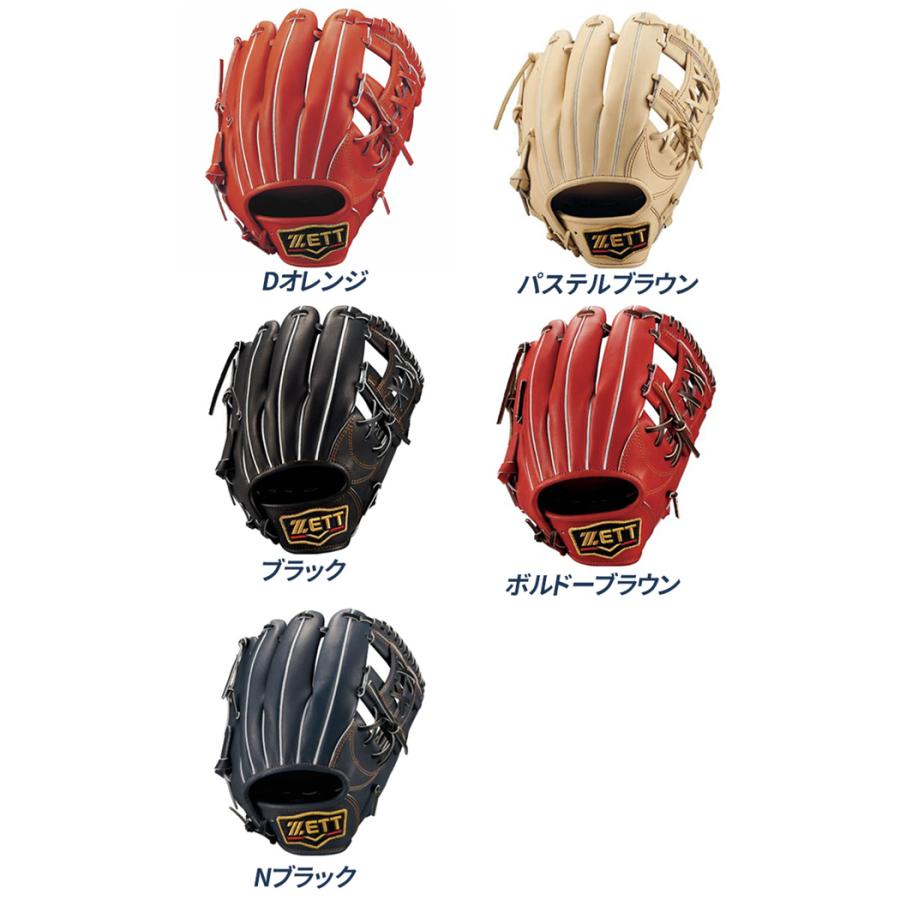 ゼット（ZETT） 野球 グローブ 軟式 内野用 プロステイタス 二塁手