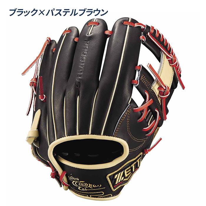 ゼット（ZETT） 野球 グローブ 軟式 内野用 プロステイタスSCE 小指2本