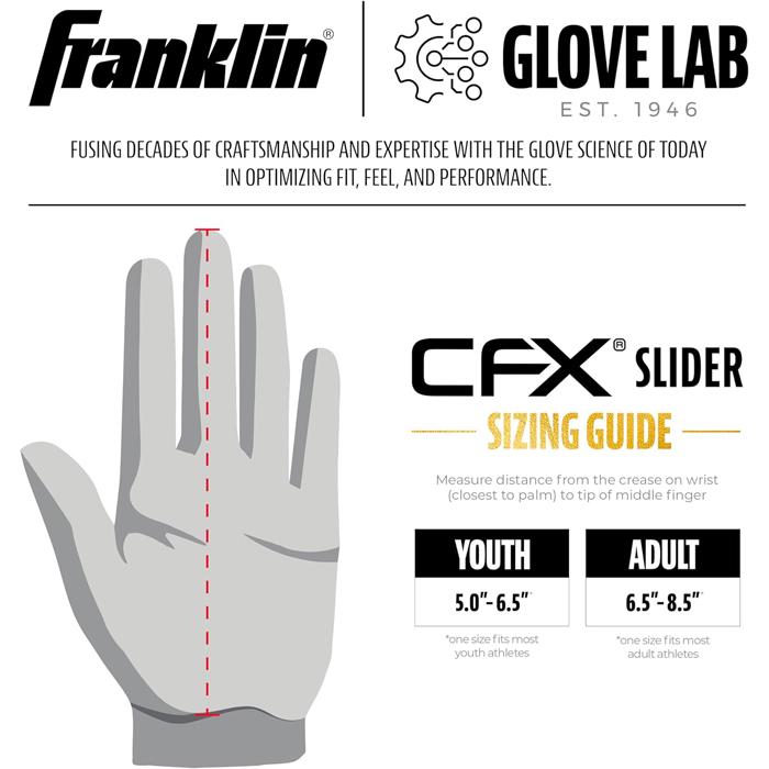 フランクリン 野球 走塁用手袋 リバーシブル スライディングミット 鍋つかみ 片手 Franklin CFX SLIDER 23555C1 23555C13 23555C3 23555C4 23555C5 23555C9の画像