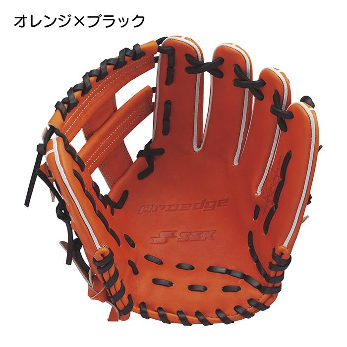SSK 硬式野球 内野手用 PKW84425 コルクタン×ブラック プロエッジ