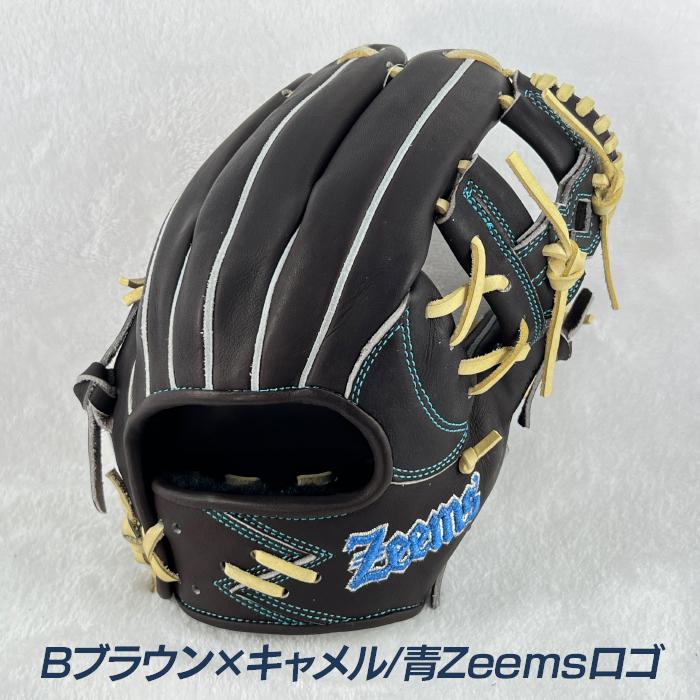 Zeems（ジームス） 野球 グローブ 軟式 内野用 中型 湯もみ型付け済み