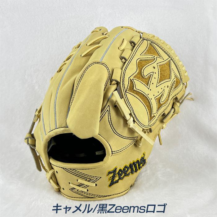 Zeems 硬式用グラブ　キャメル Zeems（ジームス） 野球 グローブ 硬式 投手用 高校野球対応 湯もみ