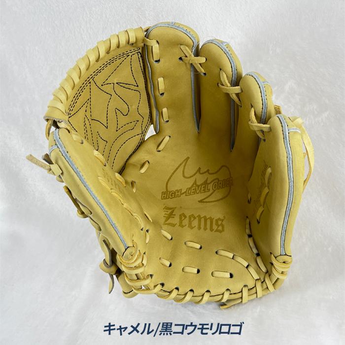 ZEEMS 投手用グローブ　美品 Zeems（ジームス） 左投げ用 野球 軟式グラブ グローブ 投手 三方親 Wα