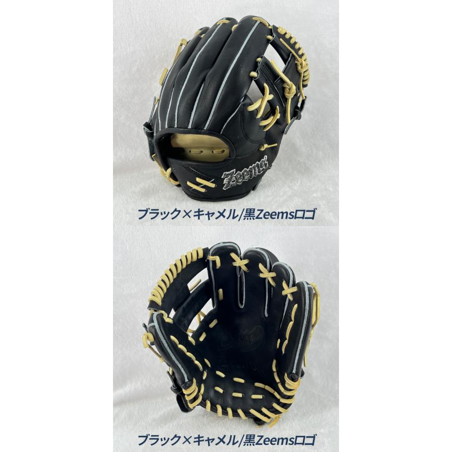 Zeems（ジームス） 野球 グローブ 軟式 内野用 小型 湯もみ型付け済み