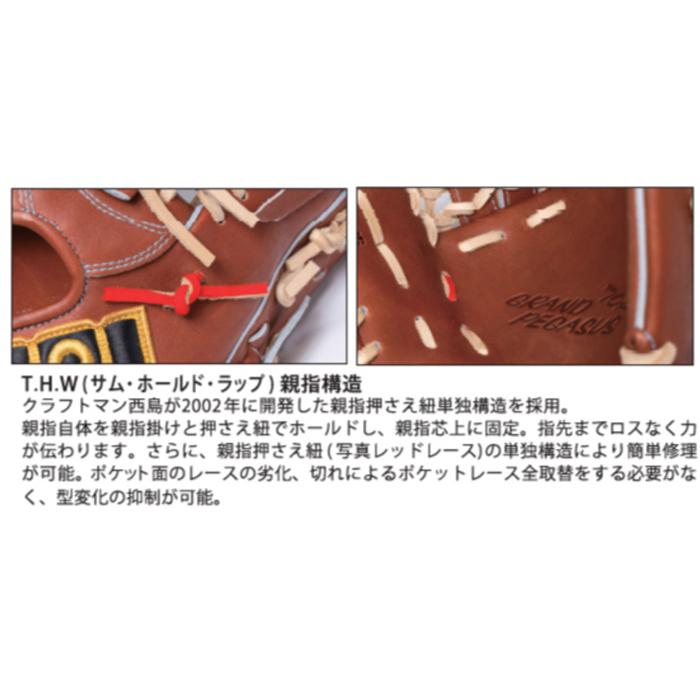 ワールドペガサス（WORLD PEGASUS） 野球 グローブ 硬式 軟式兼用 内野
