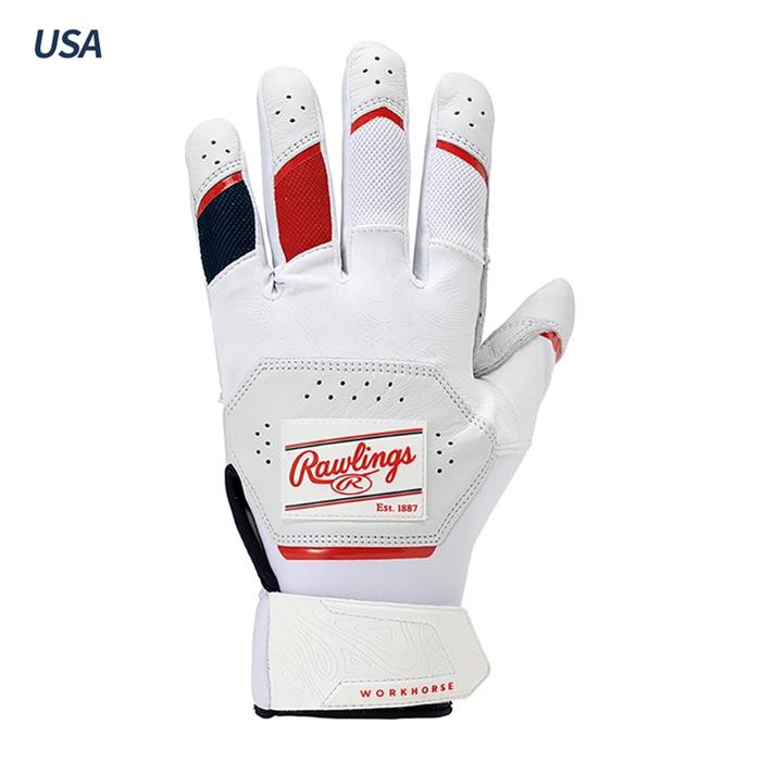ローリングス　グローブ　おまけバッティング用手袋(グローブ着用時使用) Rawlings（ローリングス） 野球 バッティンググローブ 両手用 USサイズ