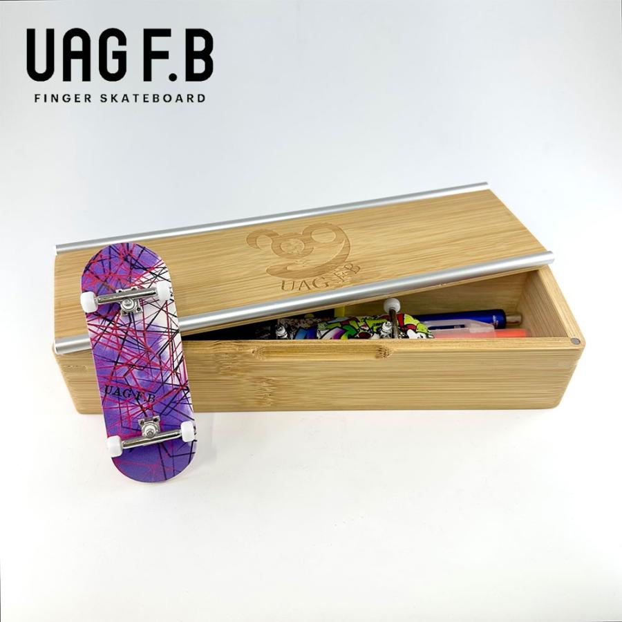 UAG F.B 指スケセクション/ Bamboo box - Double coping / 指スケ/ ボックス / 指スケボー｜uagfbshop｜02