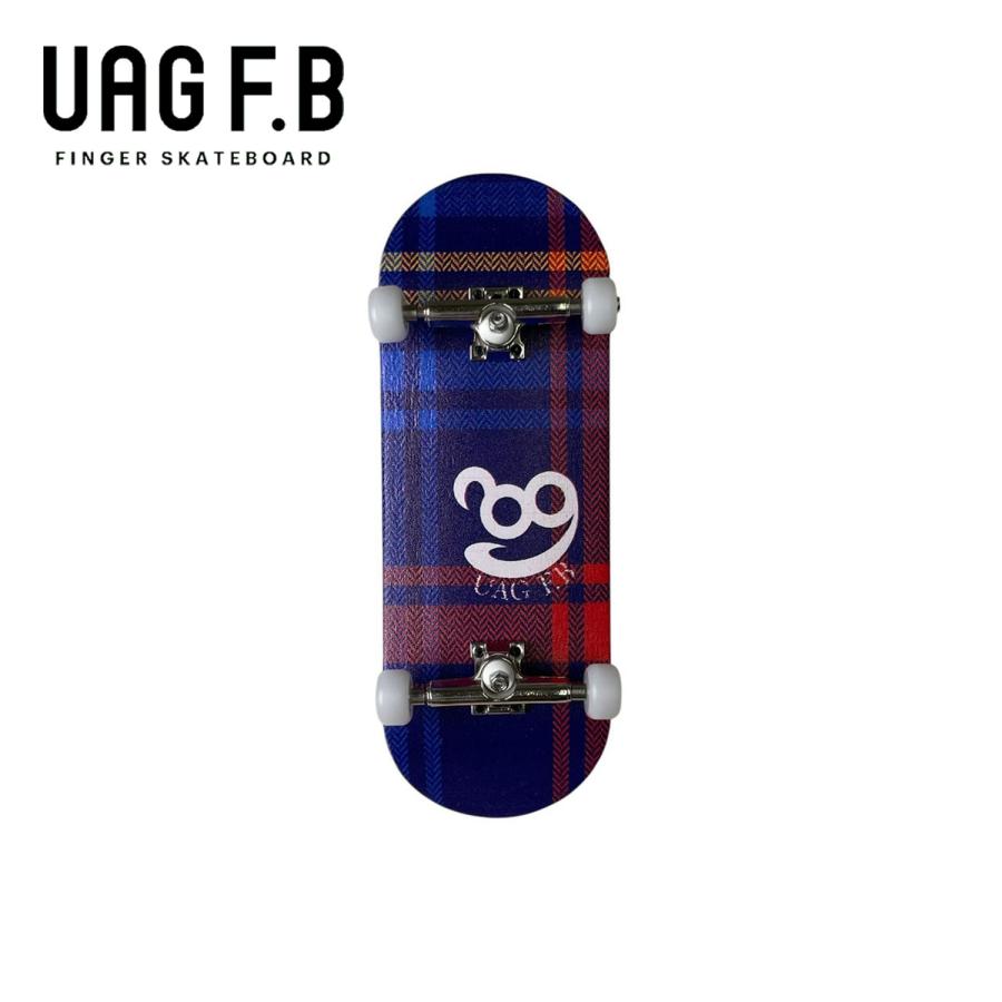 UAG F.B コンプリート / Check ブルー standard finger skate board 指