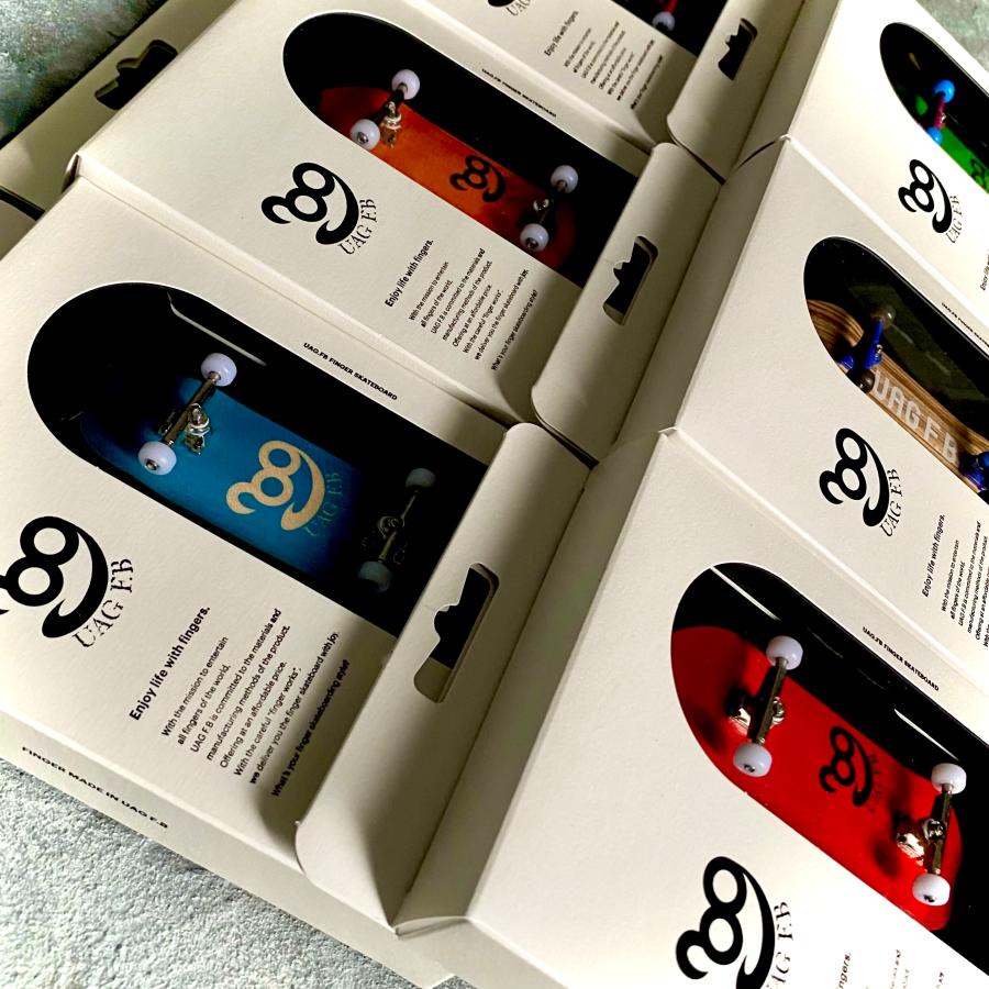 UAG F.B コンプリート / Simple ブラック standard finger skate board