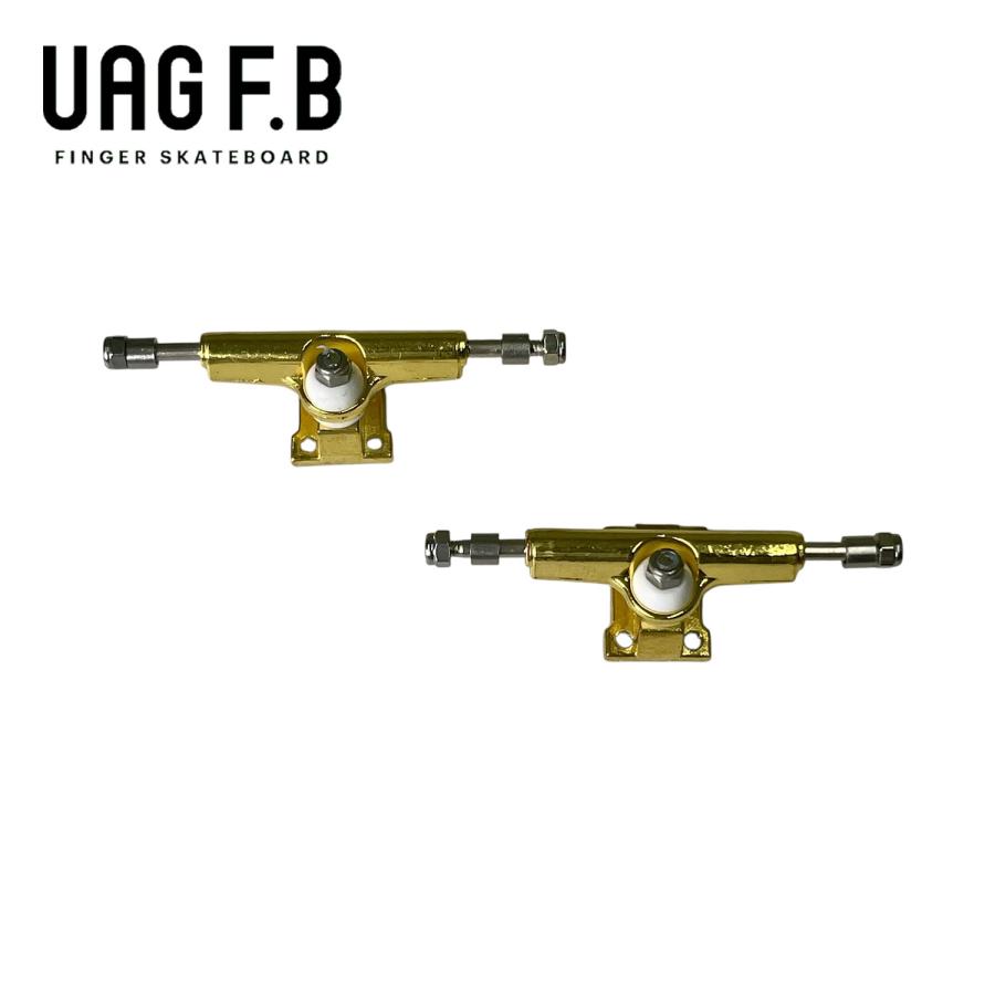 指スケ yokonofbsフィンガーボード ウィール UAG トラック UAG F.B TRUCKS / ゴールド finger skate board 指スケ 指スケボー