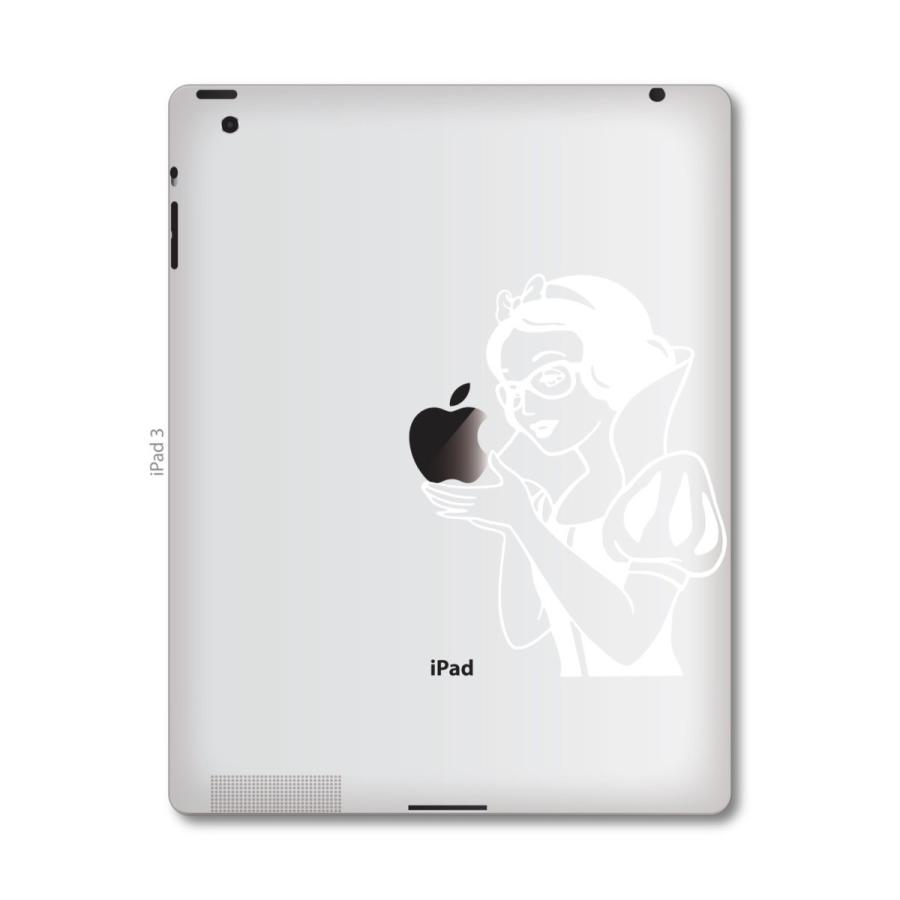 iPad アイパッド ステッカー シール 白雪姫 ギーク おたく