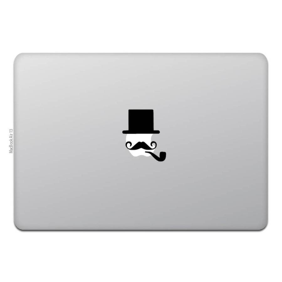 MacBook Air / Pro マックブック ステッカー シール 帽子 ヒゲ キセル