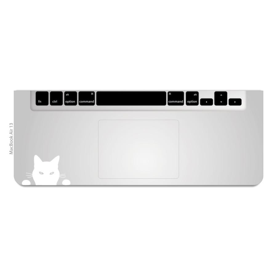 MacBook Air / Pro マックブック ステッカー シール 猫 黒猫 トラック