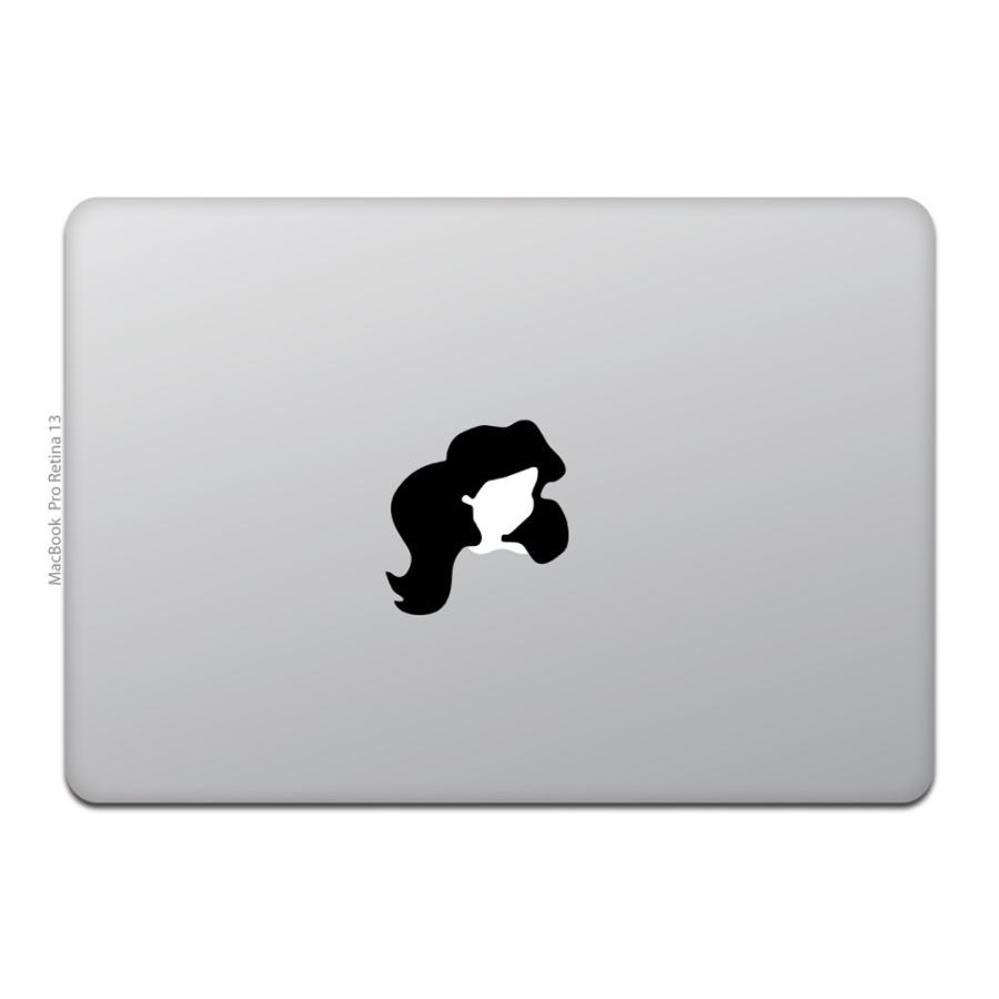 Macbook Air Pro マックブック ステッカー シール アリエル リトルマーメイド 人魚姫 シルエット M659 Kindstore 通販 Yahoo ショッピング