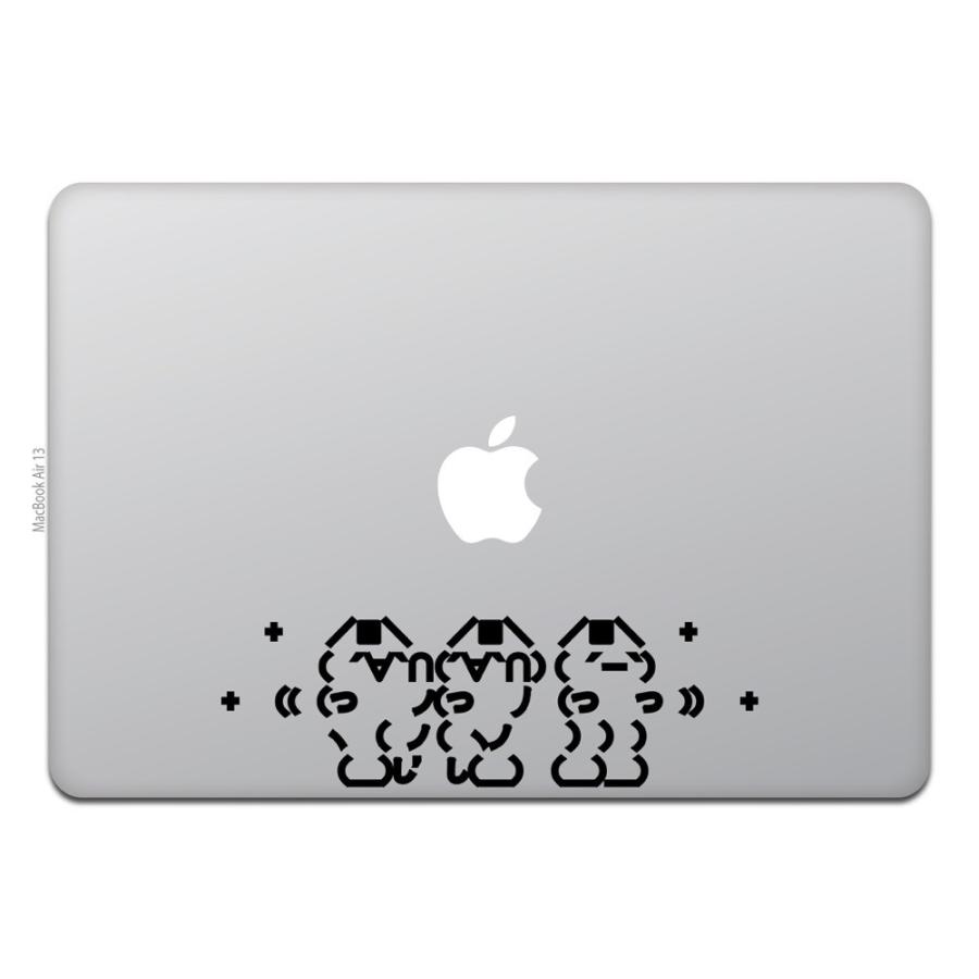 MacBook Air / Pro マックブック ステッカー シール 猫 おにぎり