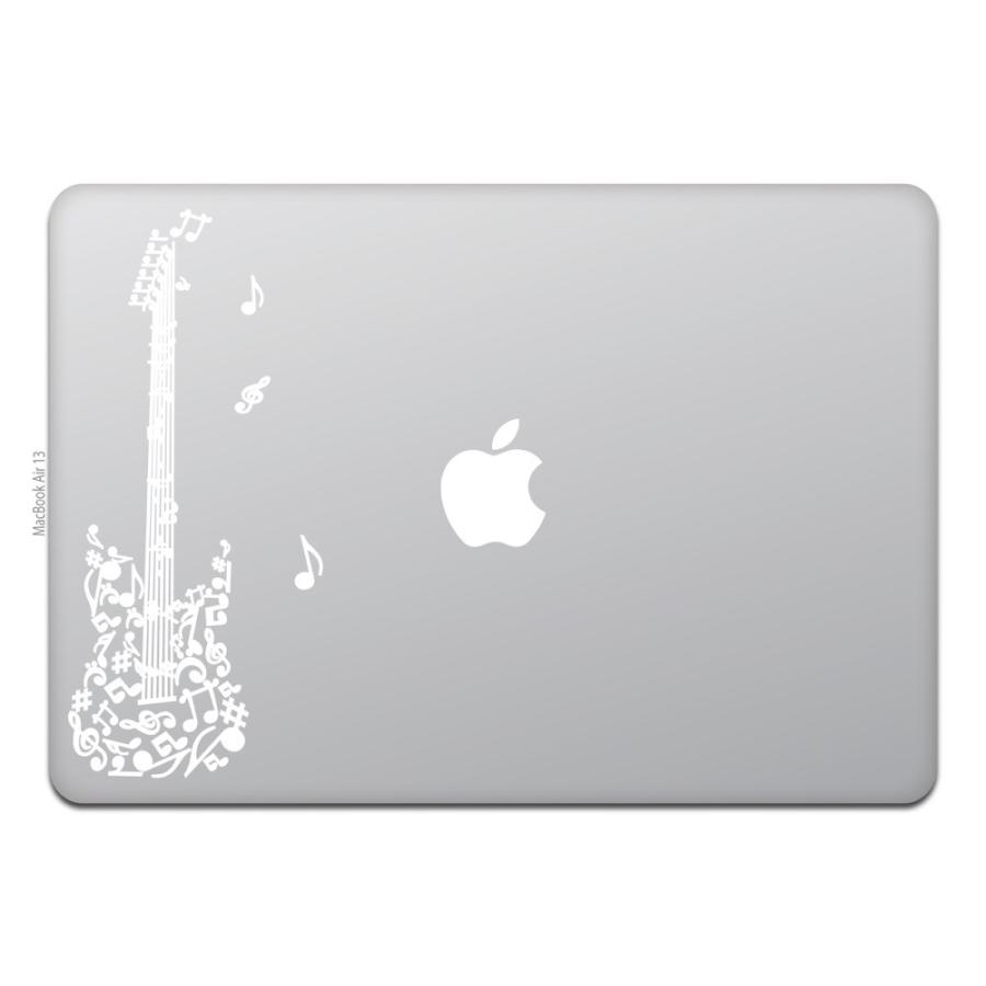 MacBook Air 13インチ シルバー ステッカー付き MacBook Air / Pro マックブック ステッカー シール ギター