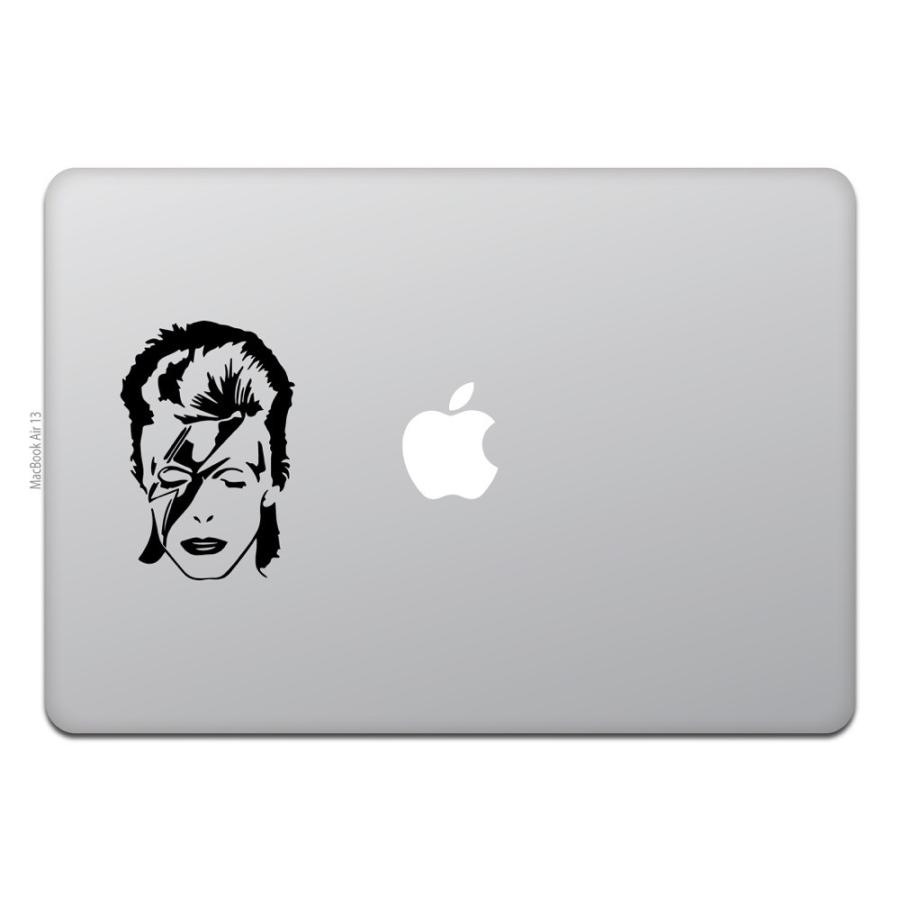 MacBook Air / Pro マックブック ステッカー シール デヴィッド ボウイ ZIGGY STARDUST DAVID BOWIE｜uandme｜02