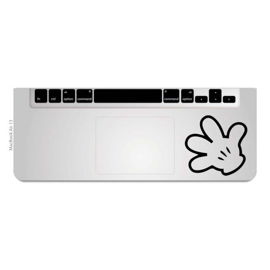 MacBook Air / Pro マックブック ステッカー シール ミッキー ハンド