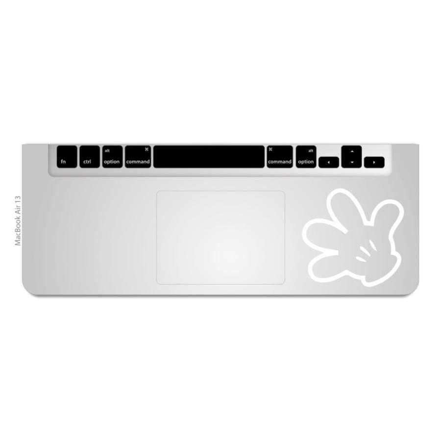 MacBook Air / Pro マックブック ステッカー シール ミッキー ハンド