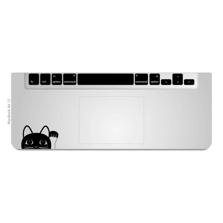 MacBook Air シルバー 猫のステッカー付き m770_3.jpg