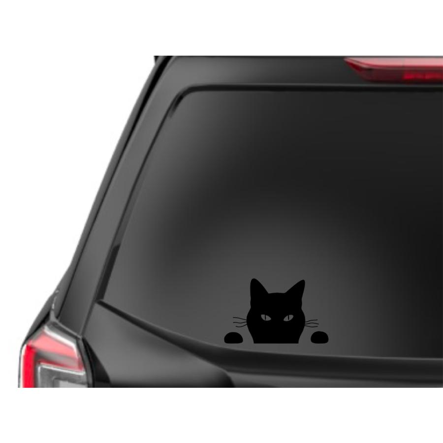 カインドストア 自動車 ステッカー カー リア ウィンドウ デカール 猫