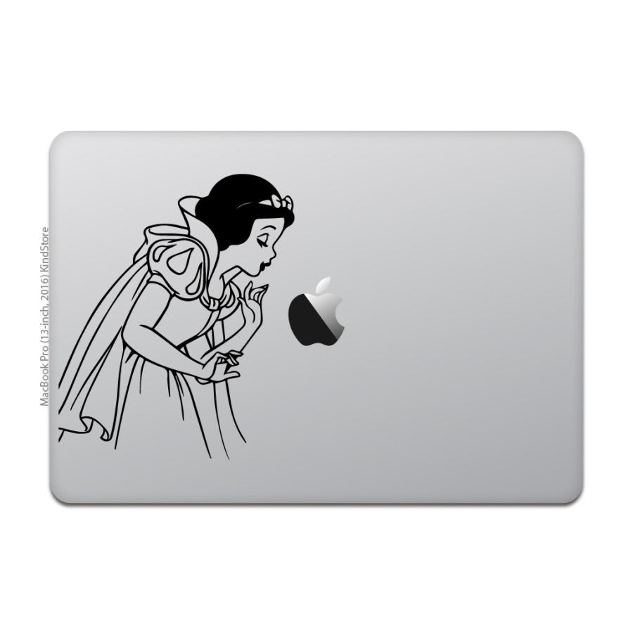 カインドストア Macbook Pro 13 15インチ 16 12インチ マックブック ステッカー シール 白雪姫 りんごにキスする白雪姫 M7 Kindstore 通販 Yahoo ショッピング