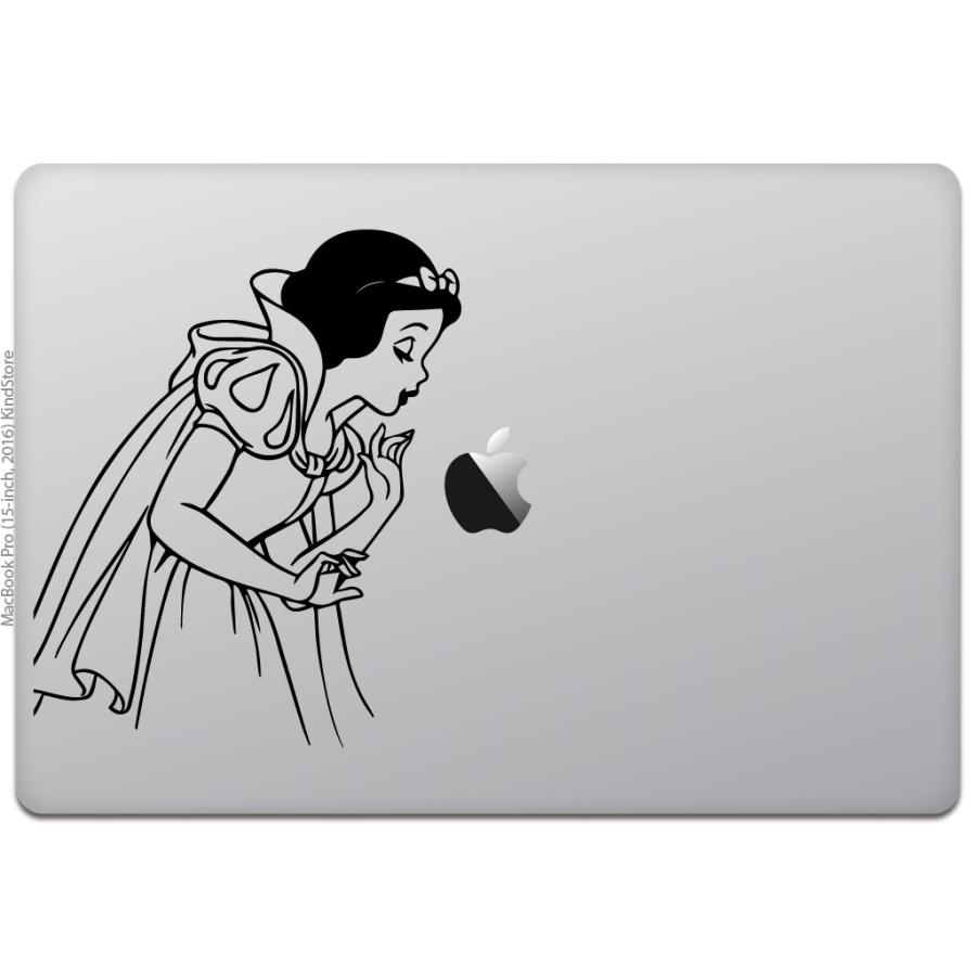 カインドストア Macbook Pro 13 15インチ 16 12インチ マックブック ステッカー シール 白雪姫 りんごにキスする白雪姫 M7 Kindstore 通販 Yahoo ショッピング