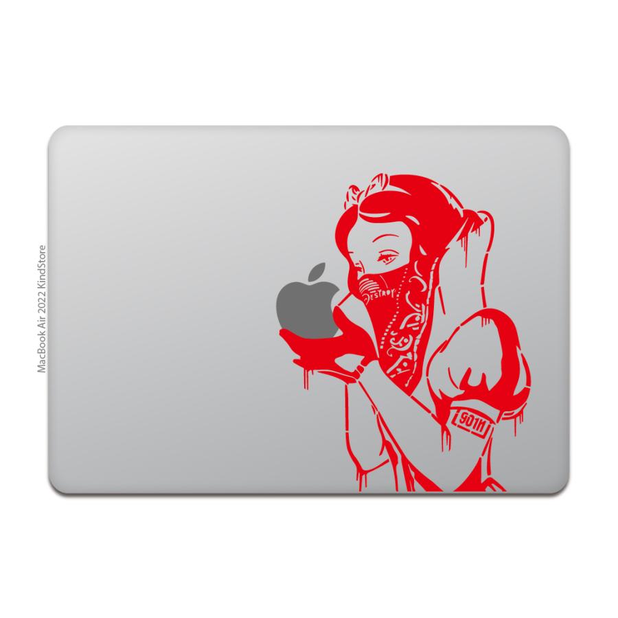 カインドストア MacBook Air 2022 マックブック ステッカー シール 白雪姫 リベンジ REVENGE 白雪姫の逆襲 バンダナ ギャング M866｜uandme｜04