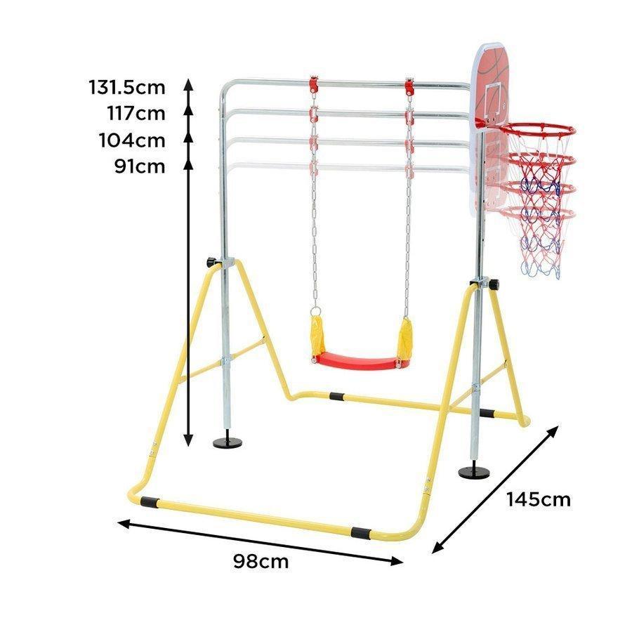 秋冬の主役◎ 鉄棒 ブランコ 室内 折りたたみ 屋外 有酸素運動 高さ4段階調整 子供用 家庭用 ぶらさがり バスケットボール キッズ 子供の日ギフト チンニング 誕生日 【1576025407】(9932円)
