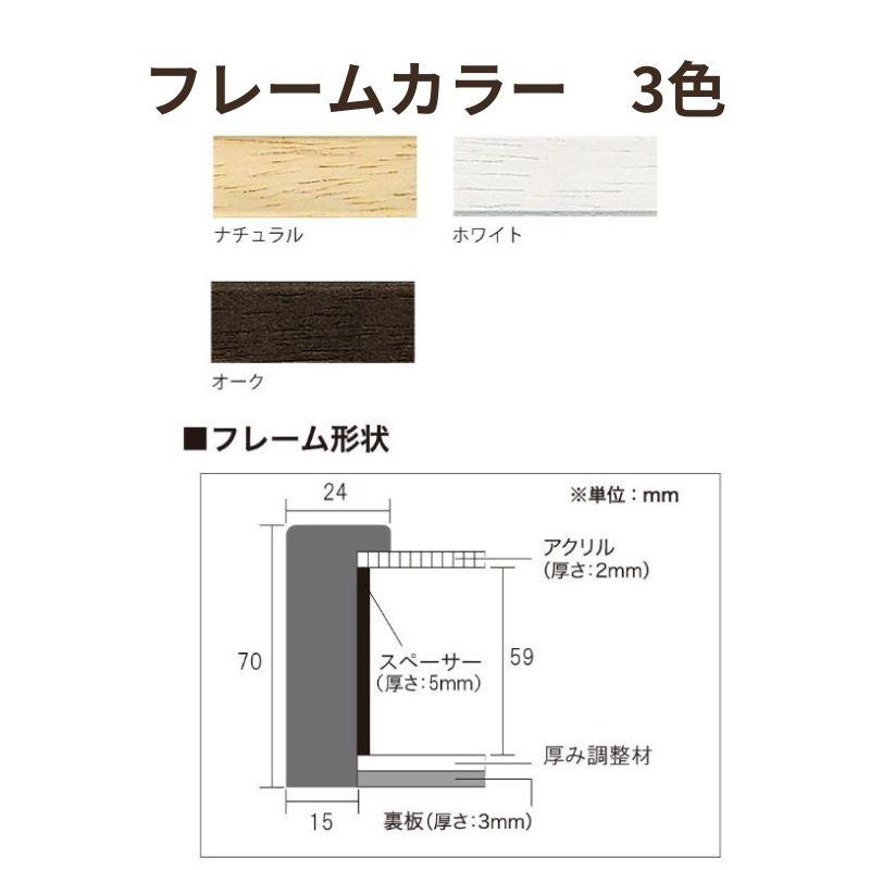 額縁 ボックスフレーム 高さ70mm（深さ59mm）A3サイズ 297×420