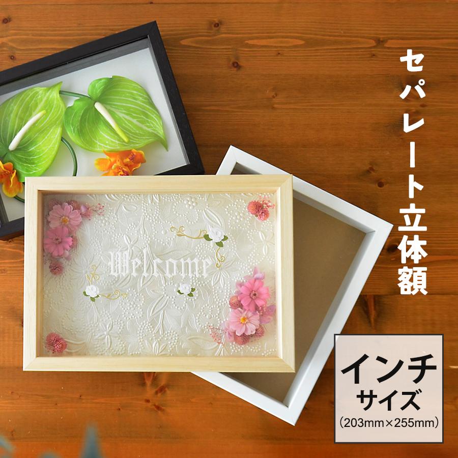 ボックスフレーム 立体額 セパレートタイプ インチ ブライダル