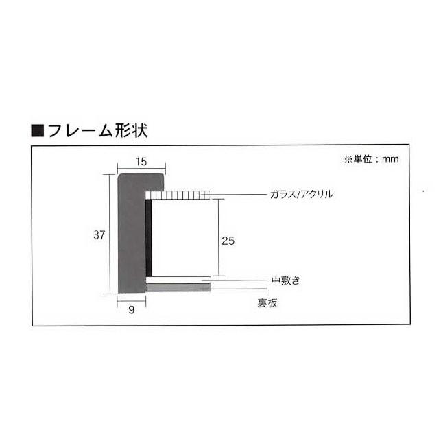Ｇボックスフレーム 立体額（深さ25ｍｍ）大衣　ブライダル ミニチュア フィギア 標本 フラワーアレンジ_3