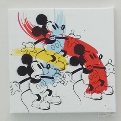 アートパネル スリーミッキー 30角 ディズニー キャンバスアート
