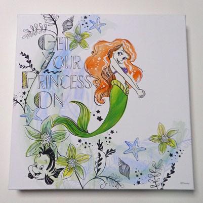 アートパネル アリエル 50角 ディズニー キャンバスアート ウォールアート ファブリックパネル 101 H 50 ゆうびどう 通販 Yahoo ショッピング