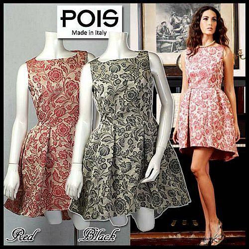 全国宅配無料 当初価格から40 Off 送料代引料無料 当初価格税抜338円 サイズ40と42 レッド系とブラック系 ワンピース イタリア Pois 15年春夏 ワンピース チュニック Sergiopizarro Com Co