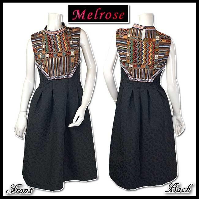 Sale 37 Off 送今季最終価格 料無料 15 16年秋冬 フランス Melrose Paris 東欧風織模様 ワンピース サイズsとm 当初価格税抜円 ワンピース チュニック