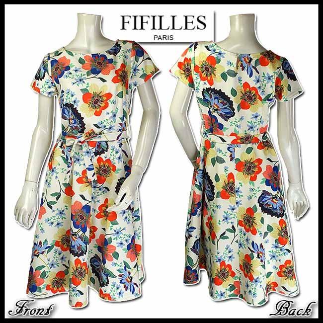ワンピース フランス Fifilles Paris フィフィーユ デザイン化したボタニカル柄 サイズt2 当初税抜 2865fiflopflrb セレクトショップub 通販 Yahoo ショッピング