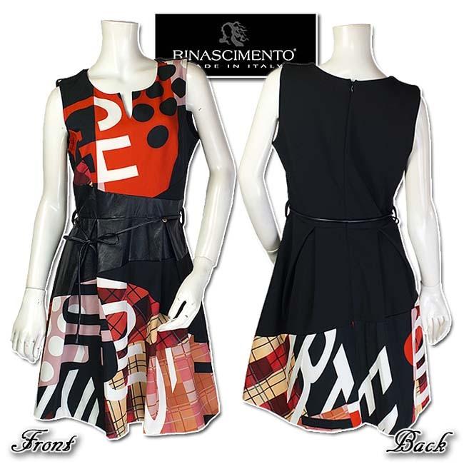 配送員設置送料無料 ワンピース イタリア Rinascimento リナシメント 合皮切替え ドット 文字柄 サイズm 当初税抜 3092rinaopmji セレクトショップub 通販 Yahoo ショッピング 最適な価格 Www Doctor Plan Com