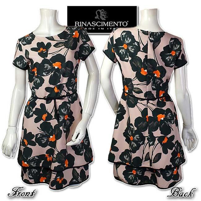 ワンピース イタリア Rinascimento リナシメント ウエストリボン ボタニカル柄 サイズsとm 当初税抜463 3229rinaopflpk セレクトショップub 通販 Yahoo ショッピング