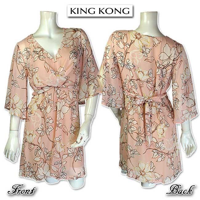 目玉商品 チュニック ワンピース イタリア King Kong 胸元クロスデザイン ボタニカル柄 サイズsとm 当初税抜 3311kongtuncpnk セレクトショップub 通販 Yahoo ショッピング お洒落 Www Skylanceronline Com