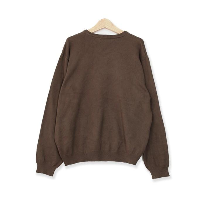 全てのアイテム メンズ コットン Vネック セーター 無地 Chaps チャップス Xlサイズ K 5 古着 ユーズド ブラウン ニット セーター Www We Job Com