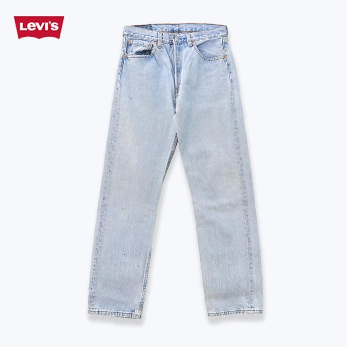 リーバイス Levis 501 ストレート デニム ジーンズ パンツ ライトブルー メンズ W32 アメリカ製 ユーズド 古着 p190702-3 :  p190702-3 : アンバランス神戸 - 通販 - Yahoo!ショッピング