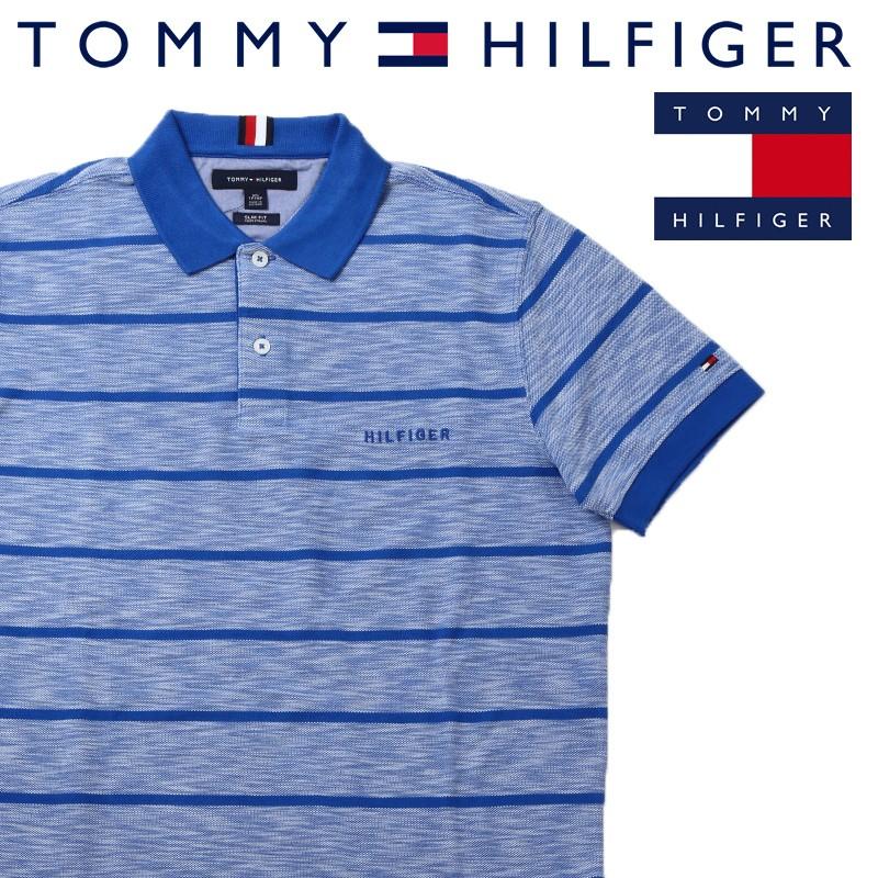 プレミアム会員割 送料無料 トミー ヒルフィガー ｔｏｍｍｙ ｈｉｌｆｉｇｅｒ メンズ ポロシャツ 半袖 ブルー ボーダー 02m Ubl 通販 Yahoo ショッピング