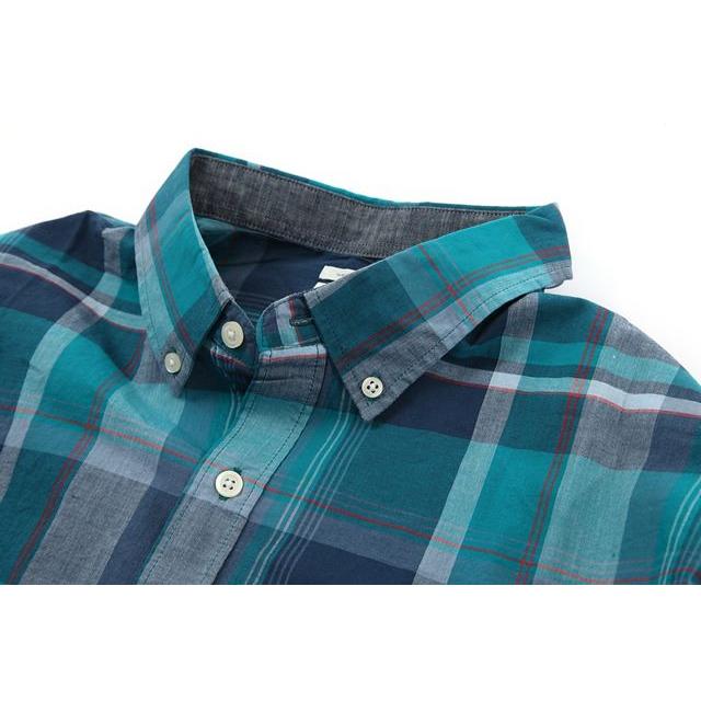 プレミアム会員割あり 送料無料 オールドネイビー Old Navy メンズ スリムフィット プレイド シャツ レッド シアン 04m1192 04 Ubl 通販 Yahoo ショッピング