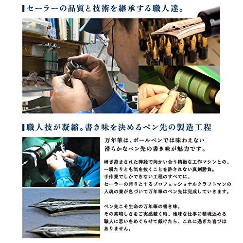 セーラー万年筆 万年筆 プロフェッショナルギア 銀 ブラック 中字 11-2037-420 